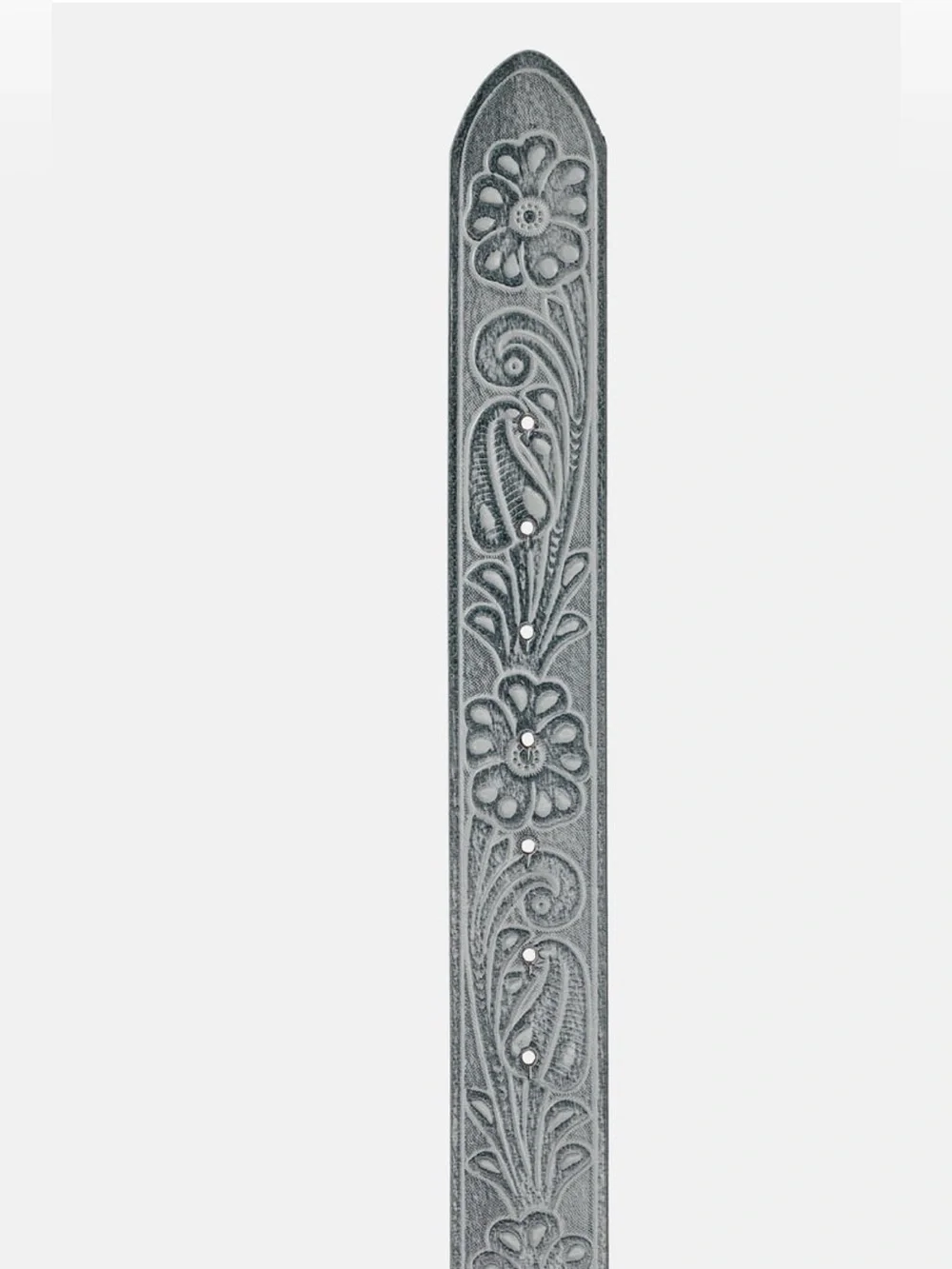 Kacey Lee Women’s Leather Belt with Middle of Nowhere Buckle